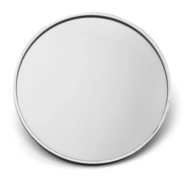 VW Bus T1 Spiegel rund +Befestigung Klemme Edelstahl für Spiegel 8.63-7.67 vergl. 211857545 Außenspiegel VW Bus T1